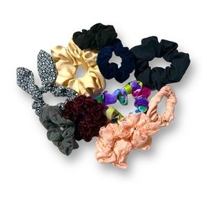 Bundle of 10 Different Scrunchies - Excellent Condition